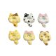 Cute Kitten Donut Thumb Cat DIY Cream Glue Phone Case Keychain Hairpin Refrigerator Resin Accessories
