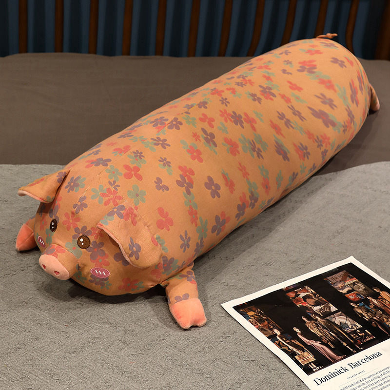 Almohada corporal larga para dormir de lado para niñas y mujeres embarazadas, cojín de cama jacquard de tres capas