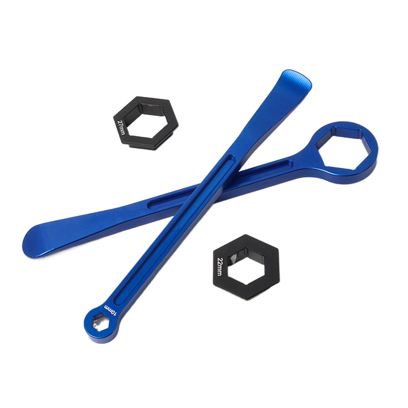 Off-Road Vehicle Tire Removal Rod, Motorcycle Rim Tire Special Repair Tool, Hexagonal Wheel Axle Wrench, Tire Remover Pry Bar