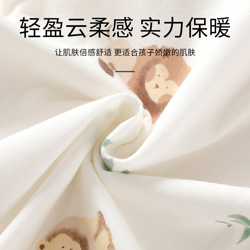 40G 면화 점프 수트 얇은면 따뜻한 옷 뼈없는 KHAK 옷 가을과 겨울에 문을 가로 질러 옷을 등반하는 아이들의 긴 소매