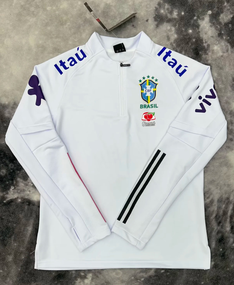 Nike Brazil Training Drill Top White