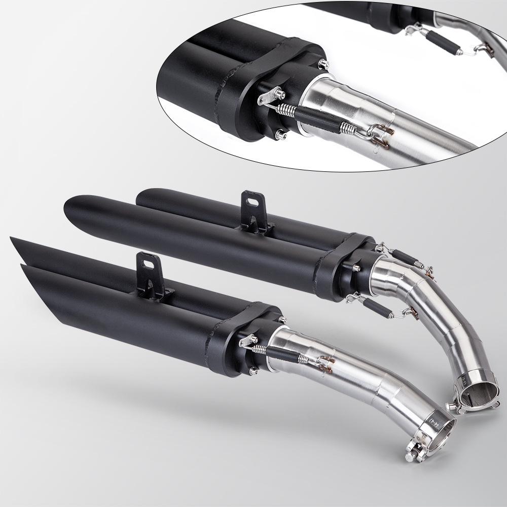 Motorcycle Motorcycle Yzf-R1 Exhaust Pipe Suitable for R1 Middle and Tail Section Modified Four-Out Exhaust Pipe 04-06