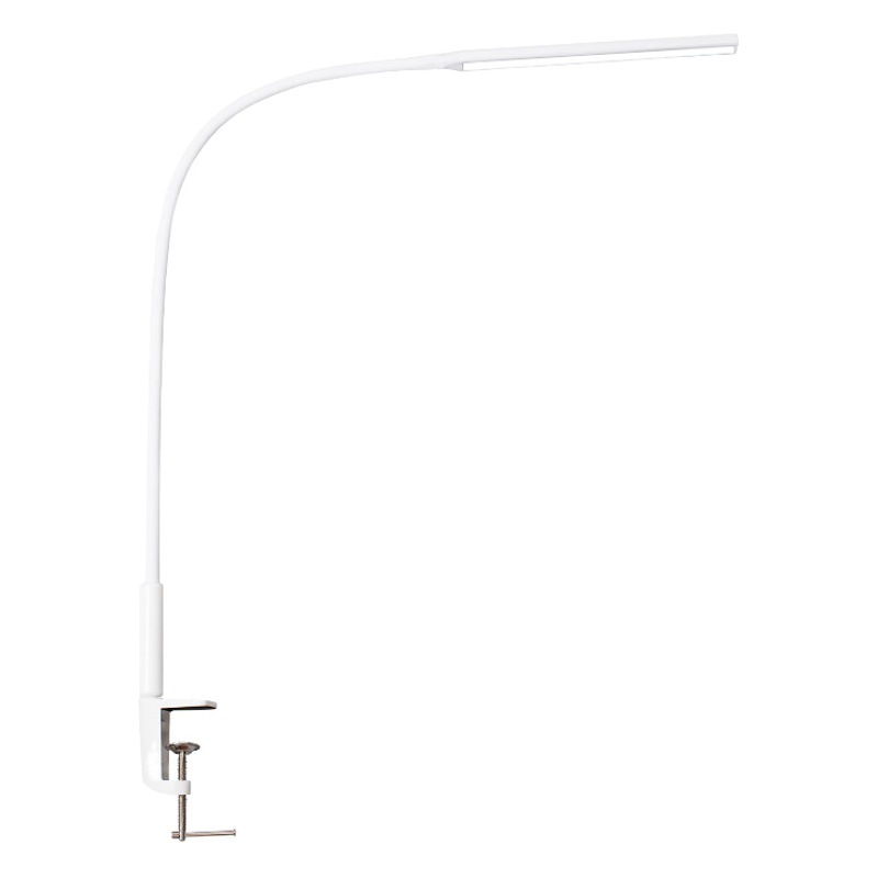 源工場LED保護机寝室のベッドの上でコンピュータの仕事の長い腕のクリップ式の電気スタンドを描きます。