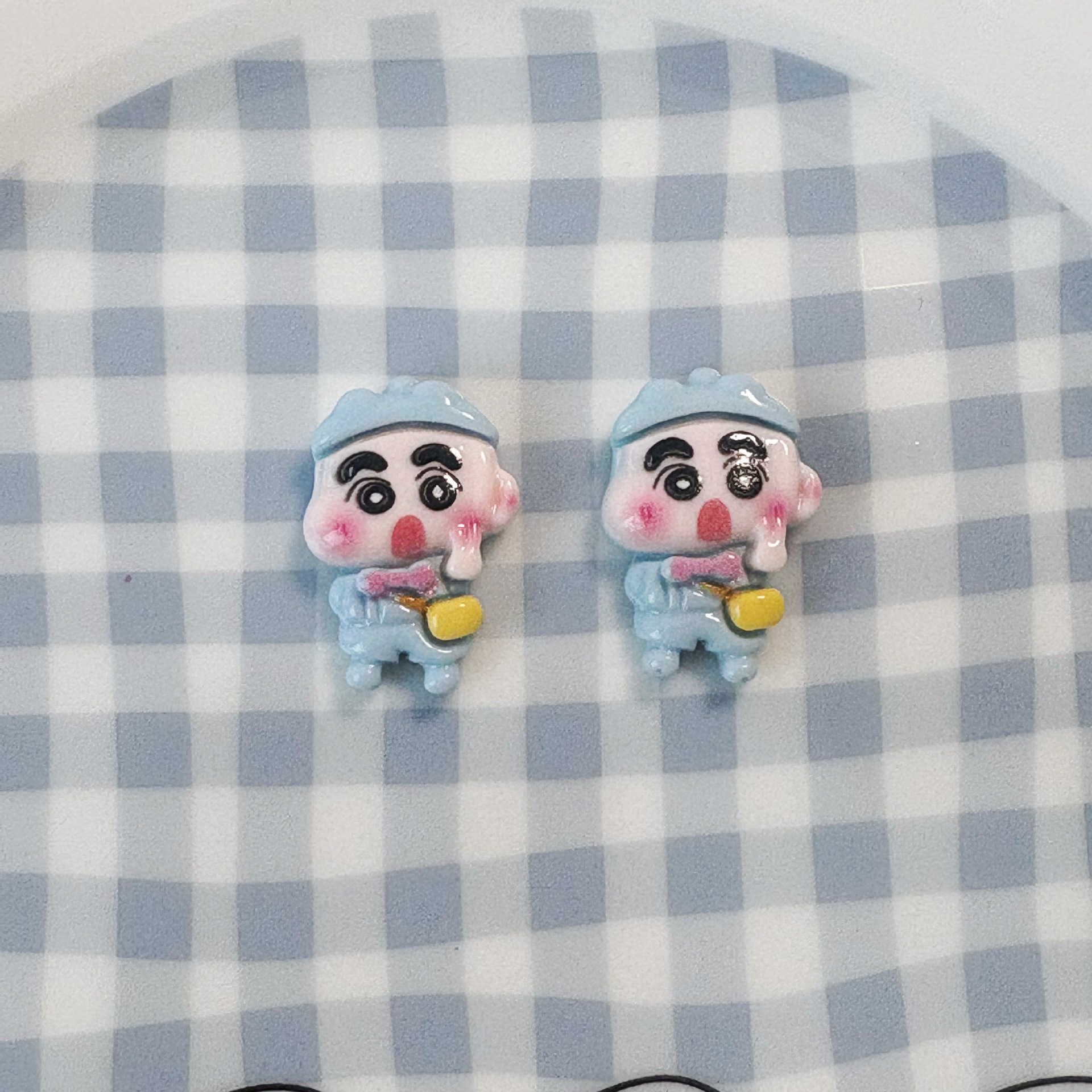 파란색 모자 Xiaoxin 25*17mm