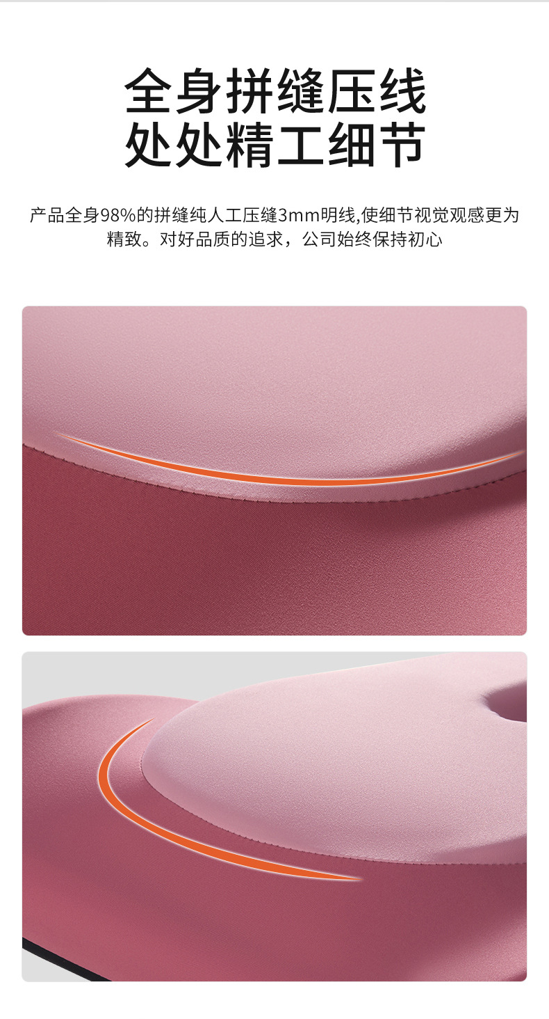 High-End Car Headrest with Heating, Electric Massage, Space Memory Foam Seat, Neck Pillow, Car Lumbar Support Pillow