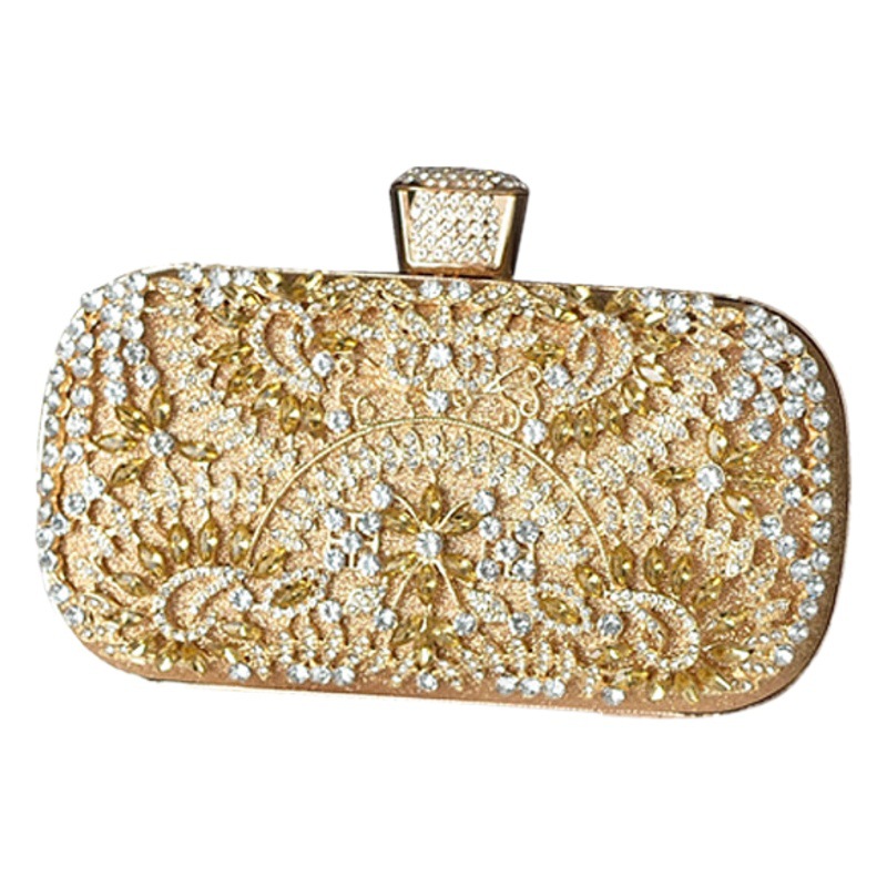 Transfronterizo nuevo bolso de noche europeo y americano diseño de nicho bolso de noche crossbody de alta calidad bolso de hombro de mano de diamante