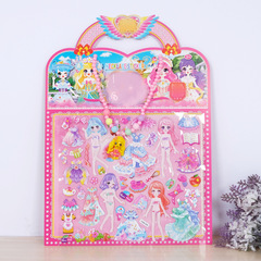 Princess Dress-Up Sticker Large Sticker DIY Girl Dress-Up Sticker Children's Dress-Up Sticker Wholesale