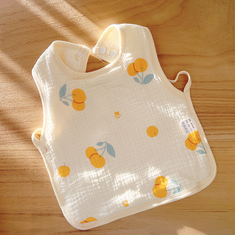 Babecera de algodón para bebés y bebés, toalla de saliva impermeable, toalla de almohadilla de leche anti-vomitación, bolsillo de comida, otoño y invierno