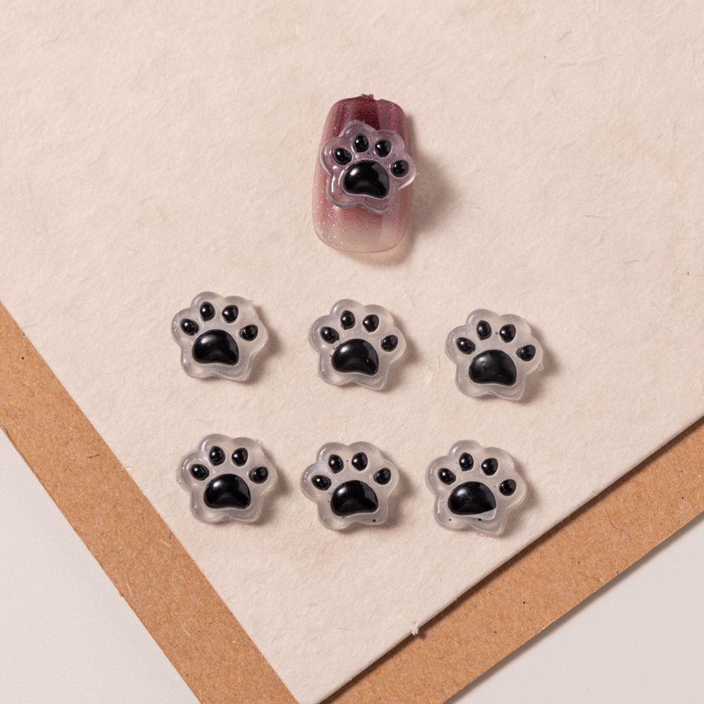 [귀여운 고양이 발톱/9x10mm] #05 블랙