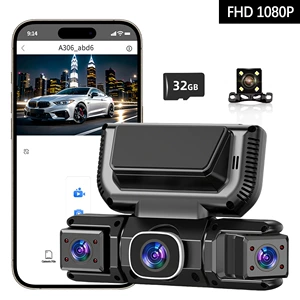 Dörd Kameralı HD Gecə Görüşlü, IPS Ekranlı, WiFi Mobil Qoşulmalı Videoqeydiyyatçı