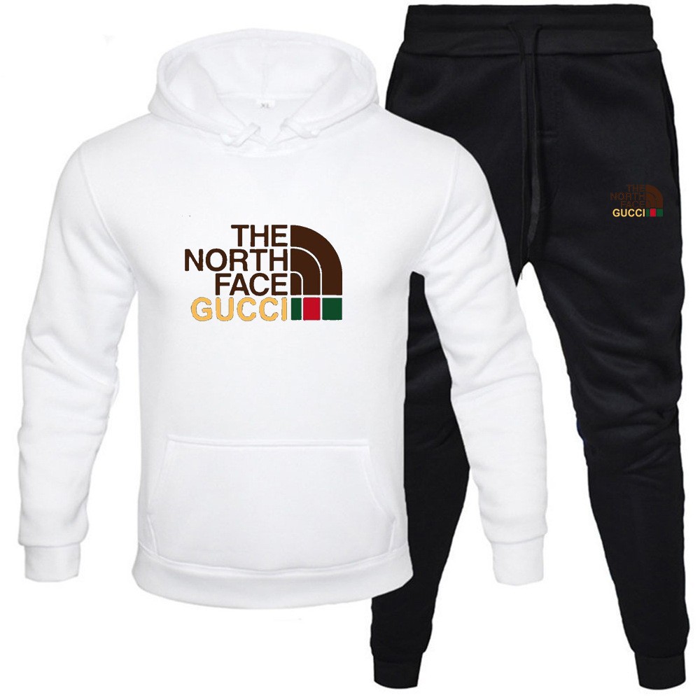 Venta caliente transfronteriza hombres otoño e invierno sudadera con capucha traje de suéter más terciopelo cálido traje casual suéter deportivo al por mayor