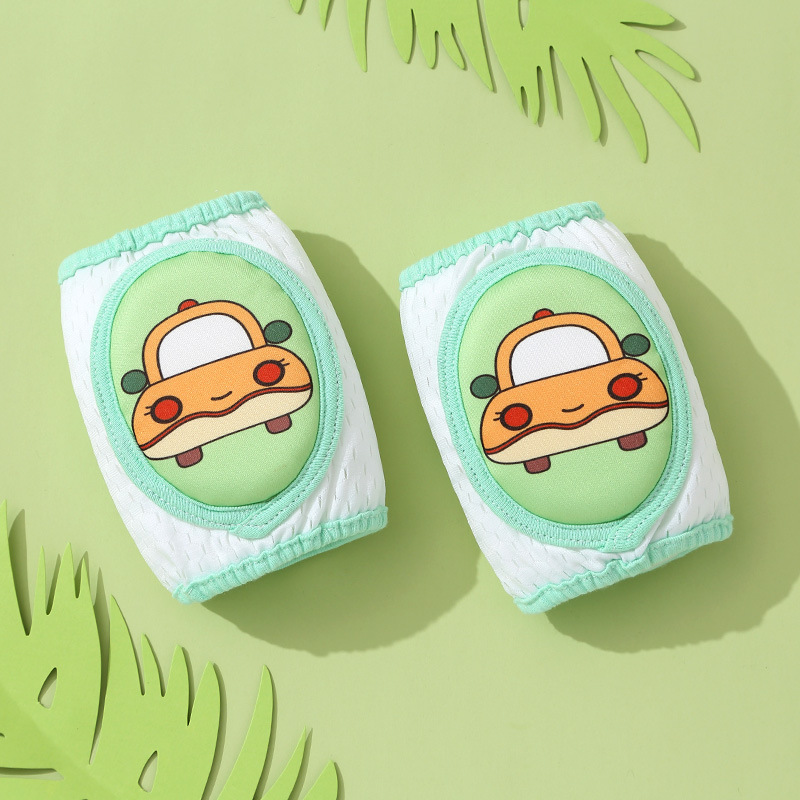 Bebé rodillera infantil gateando rodillera niño resistente a la caída verano Delgado niños codo almohadilla protección de la rodilla velcro