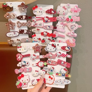 Children's Hairpin Cat Girl Children's Cute Headwear New Style Cyber Celebrant Broken Hair Clip Baby's Bang Hair Accessories Batch