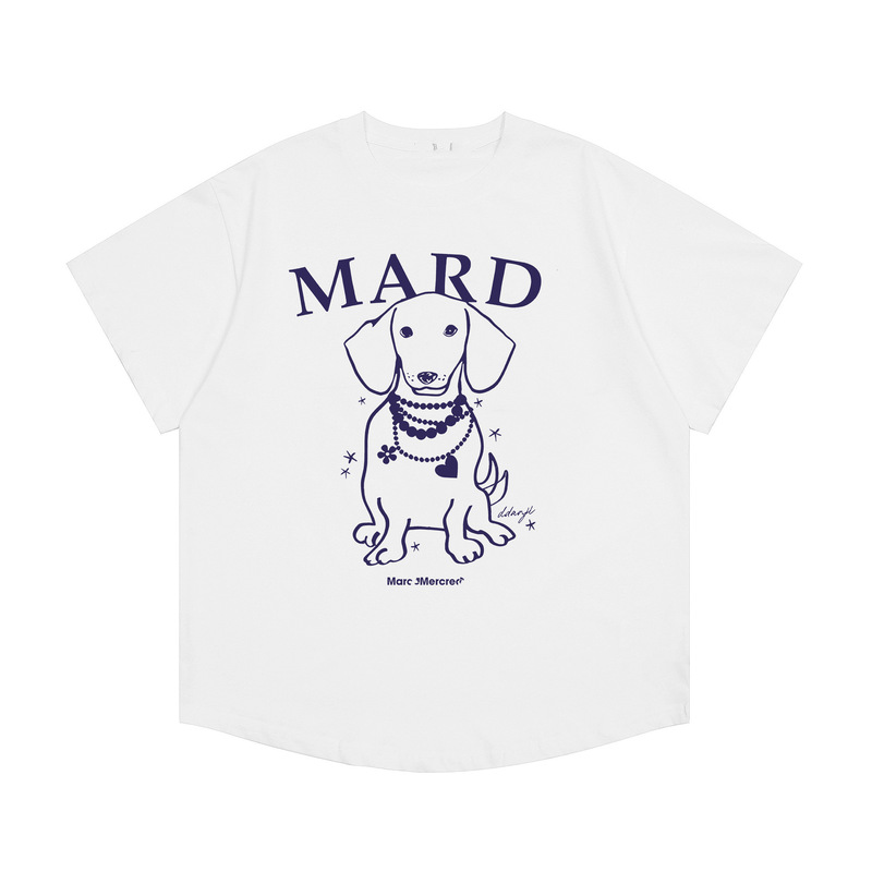 韓国マルディトレンディな半袖フラワープリントゴールドハイシルバー夏ラウンドネック純綿ルーズTシャツトップトレンディ|undefined