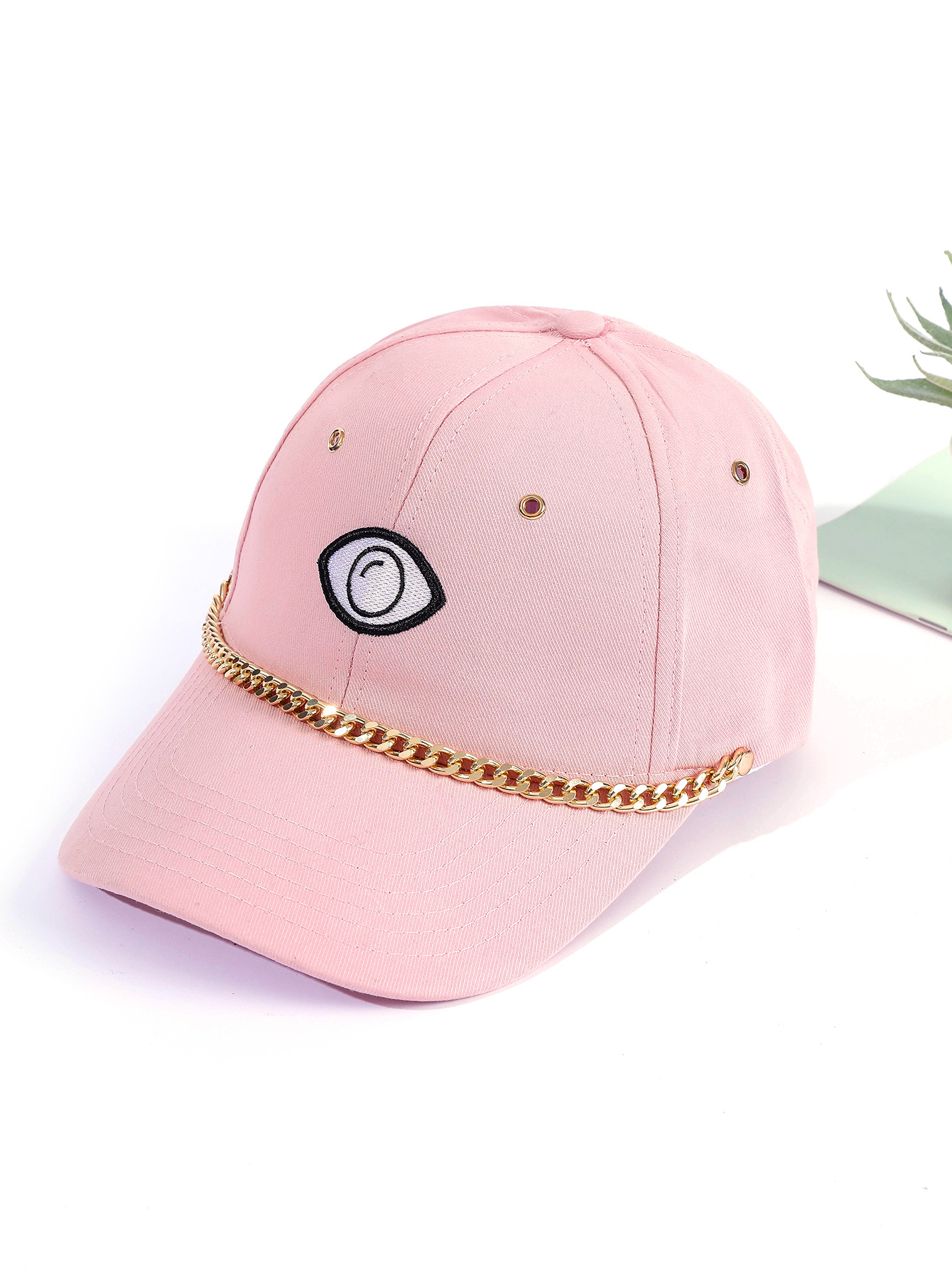 Nueva pareja gorra de béisbol ala cadena sombrero para el sol hombres y mujeres de viaje personalizado casquillo enarbolado