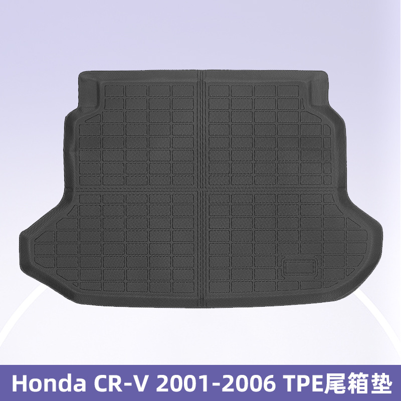 Para Honda CR-V 2001 - 2006 TPE Foot Pads 3D All Weather Material Backpack Pad