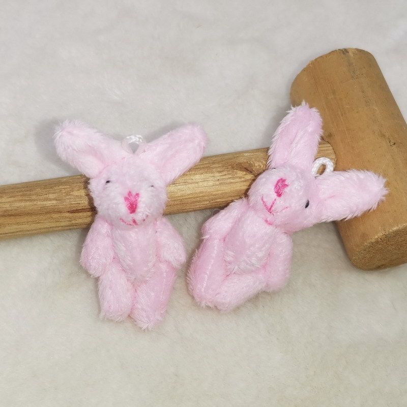 4.5cm long plush rabbit bunny