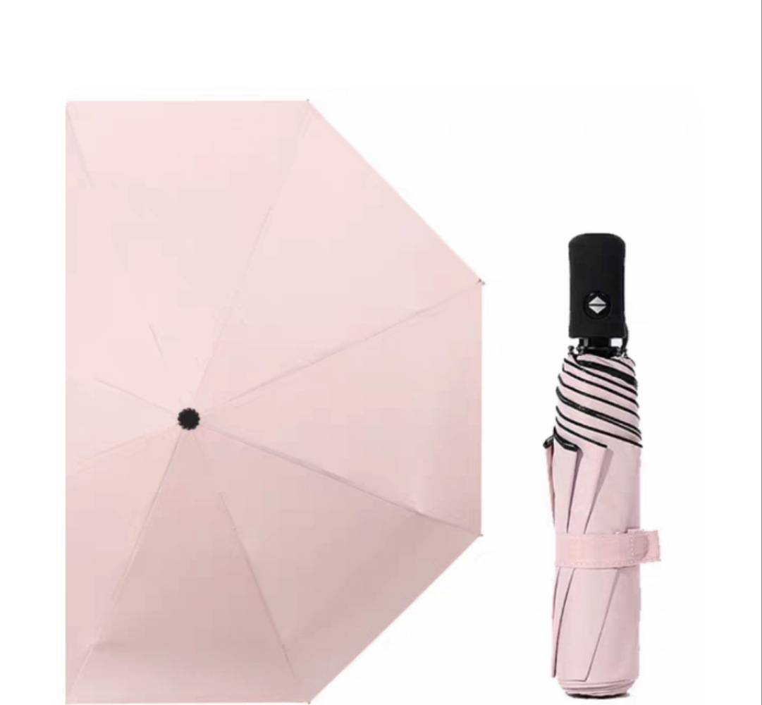 Paraguas grande totalmente automático para hombre, reforzado, doble uso para sol y lluvia, protección solar, paraguas plegable, venta al por mayor personalizada