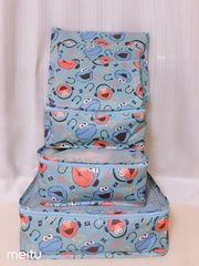 Melody KT Kumamoto Cartoon Waterproof Travel Organizer 6-Piece Set | Waterproof Travel Storage Kit