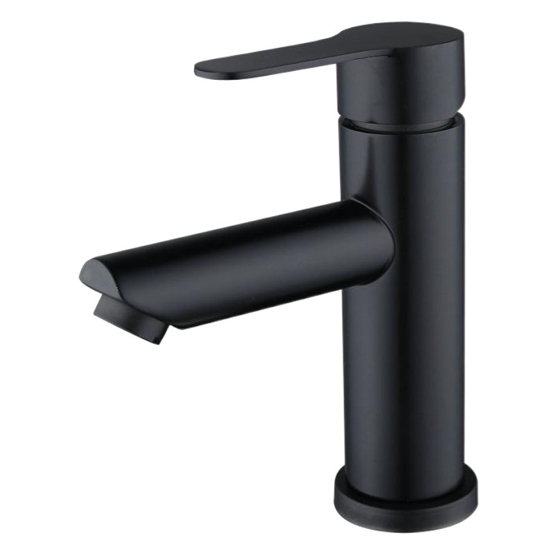 304 de acero inoxidable pintura negro Cuenca del grifo caliente y fría lavabo contrario lavabo baño grifo