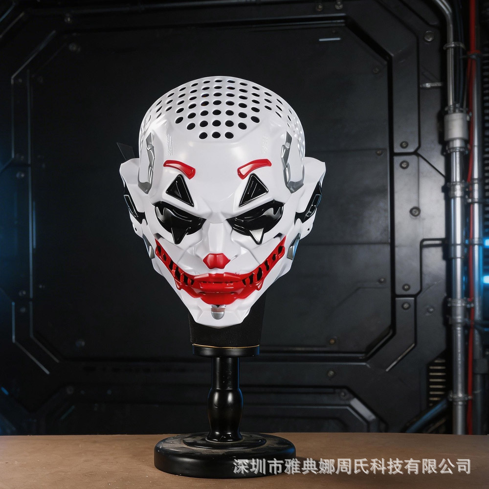 Cross-border Cyberpunk Clown Halloween Horror máscaras Carnival Party Clown Horror Head Mask Halloween