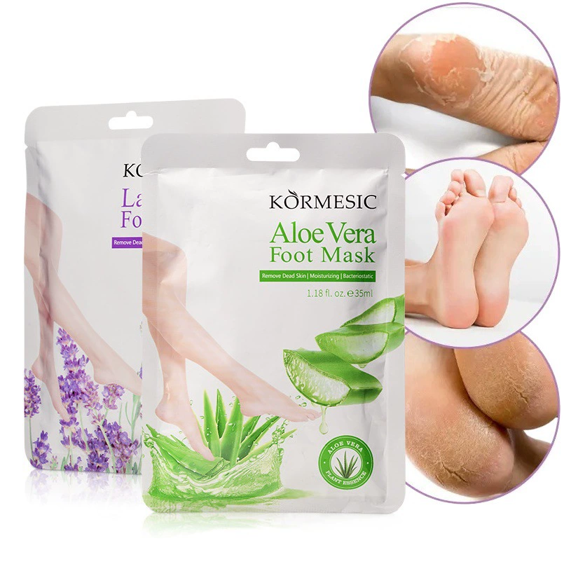 FOOT MASK лаванда алоэ вера ножная пленка KORMESIC полный английский продукт для трансграничной внешней торговли оптовая продажа