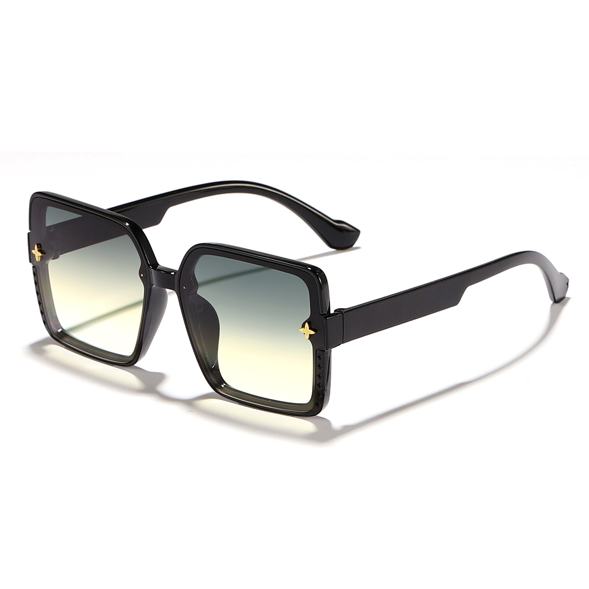 2024 nuevas gafas de sol de celebridades de Internet para mujer, el marco grande de verano es delgado y la cara es pequeña, las gafas de sol retro literarias de moda combinan con la tendencia
