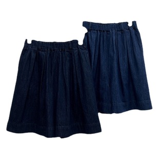 Japanese Mori nik * and Four Seasons Joker wide leg version front and back double pocket cotton denim shorts 2 colors