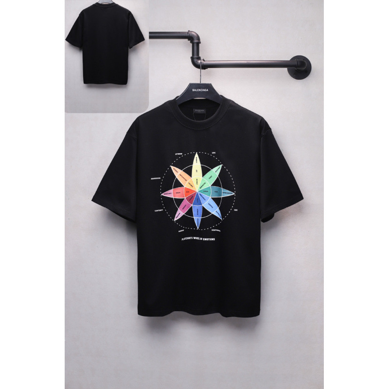 25ssクロスボーダー高品質タワーテーププリントレタードダメージ半袖Tシャツゆったり万能ワンピース卸売|undefined