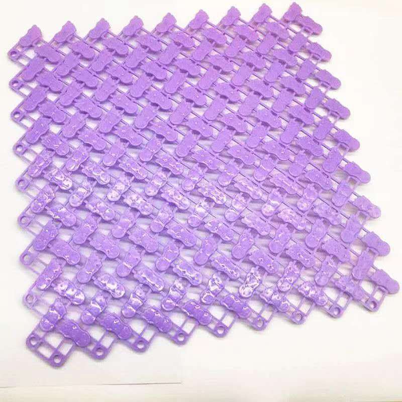 발 스타일 보라색