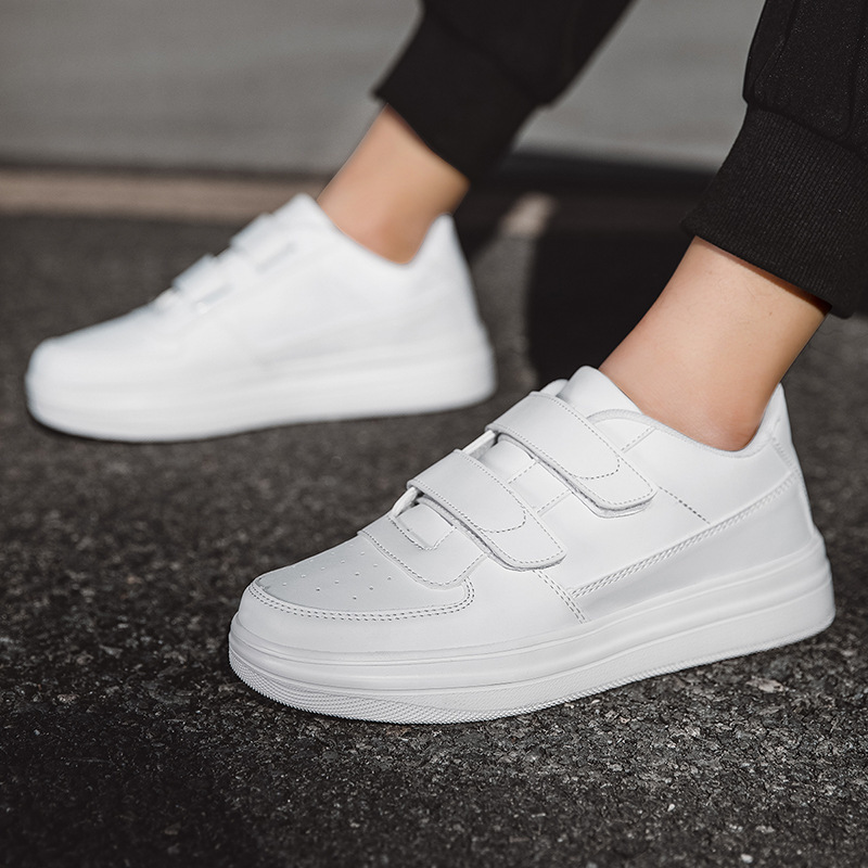 Velcro White Shoes Men's plus size 46 Casual Sports 47 Lightweight All-match 48 Plus Loose Shoes Men's Teenagers