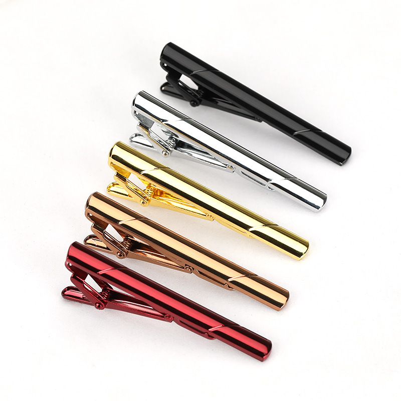 Hot Selling Wholesale Clothing Suit Tie Clip Metal Clip Men's High-End Business Simple Western Decoration Accessories