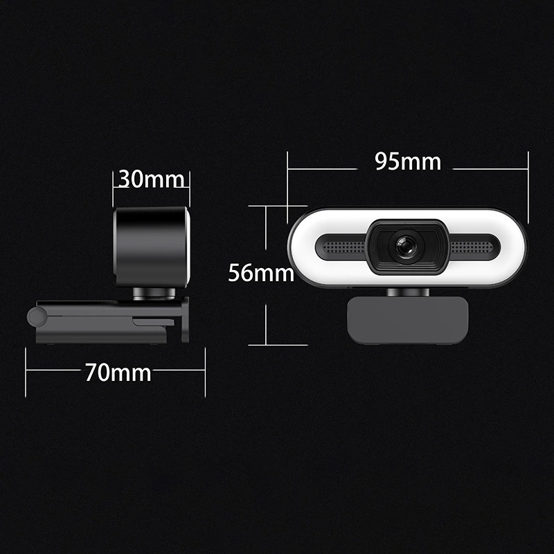 Плаг‑энд‑плей портативная USB веб‑камера для компьютера, камера для прямых трансляций и красоты, USB высокоразрешающая камера