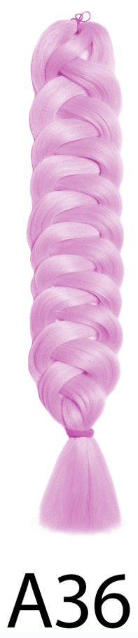 Peruca de comercio exterior fibra química africana gran trenza 165g trenza jumbo trenza cabello de alta temperatura seda trenza