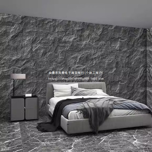 5D Stereo Relief Wallpaper Industrial Style Rock Stone Dining Hot Pot Restaurant Wall Covering Sofa Tv Background Wall Wallpaper