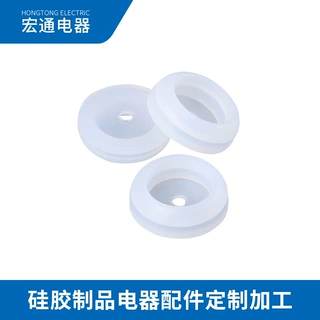 定制透明双面护线圈热水器垫片导电硅胶护线圈密封垫保护圈护线套