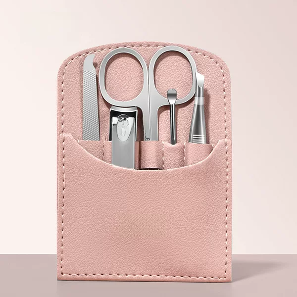 Chuan Qier Trimming Nail Clipper Set 5-piece Home Pedicure Nail Clipper Men's and Women's Nail Clipper Nail Clipper