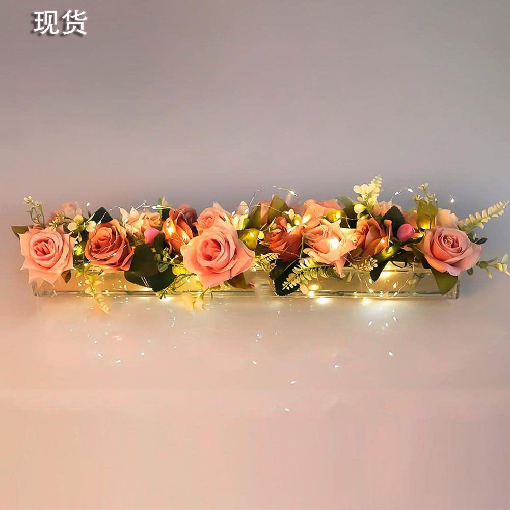 Acrylic modern flower plug -in vase -low -low vase