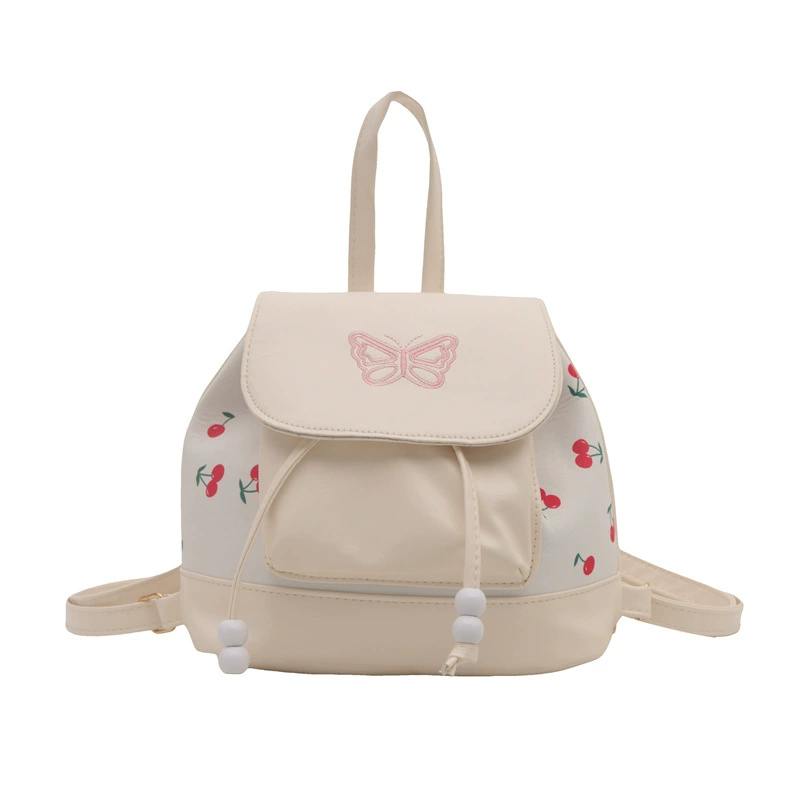 Retro Backpack, Compact Embroidered Design, Autumn Leisure Trend, Small Shoulder Bag