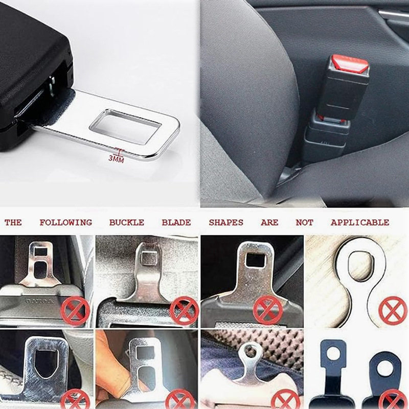 Car Seat Belt Clip, Car Head Restraint Limiter Extender, Bayonet Plug Clip, Car Decoration Supplies