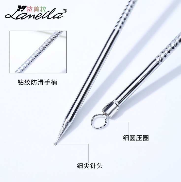 Latin America stainless steel acne needle cord poured acne acne