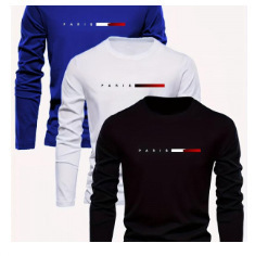 boy 2025 Cross-Border Autumn Winter Fashion Sports Long Sleeve Personalized Men's Crew Neck T-Shirt Customizable Print_viptrois.com
