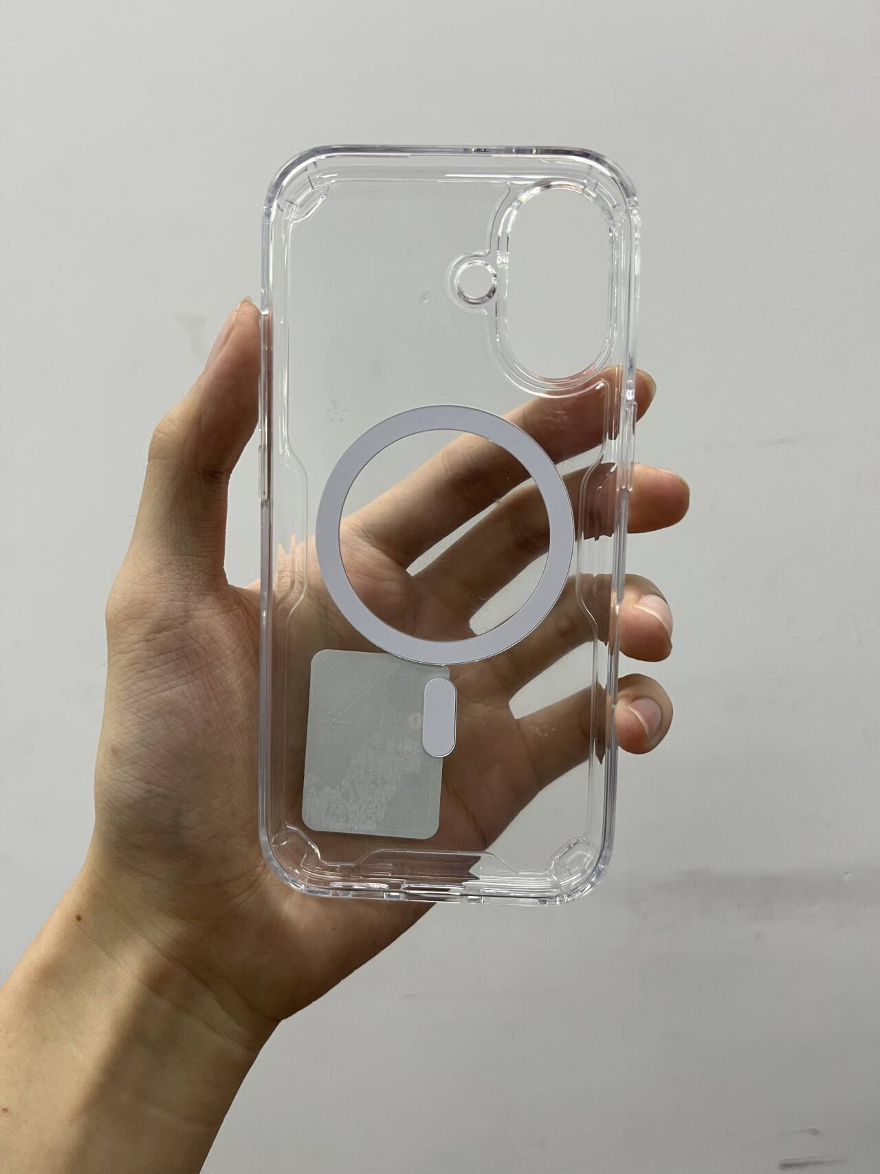 Ốp lưng trong suốt Nillkin cho iPhone 17 Pro Max có từ tính MagSafe — Apple IPHONE17 màu trắng, Apple IPHONE AIR màu trắng, Apple IPHONE17 PRO màu trắng, Apple IPHONE17 PRO MAX màu trắng chi tiết 14