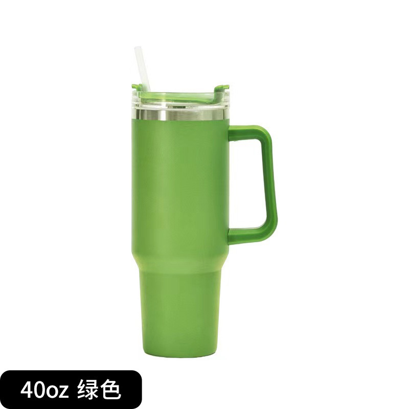 外国貿易の一世代の自動車の杯の30オンスの二世代の大容量のストローの杯のハンドルの保温の杯のステンレスの氷覇の杯|undefined