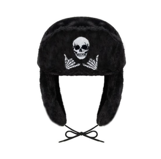 Fábrica de venta directa de otoño y invierno gorra de dibujos animados espesa para hombres y mujeres lindos gorra de protección de oídos caliente gorra de pelo frío gorra