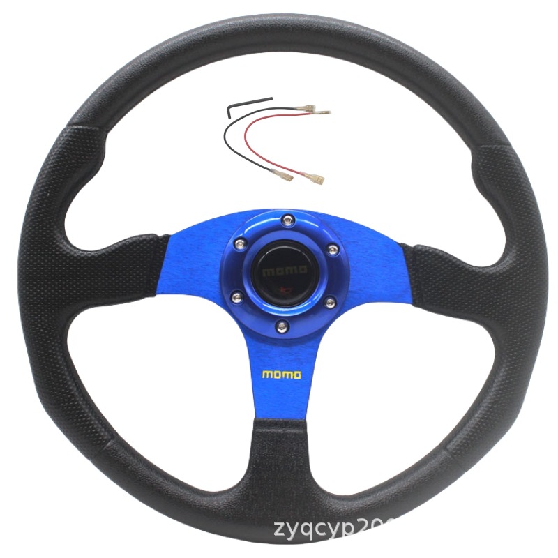 Car Modified Steering Wheel, Go-Kart Steering Wheel, 14-Inch 350mm Racing Competition Universal Atv Steering Wheel