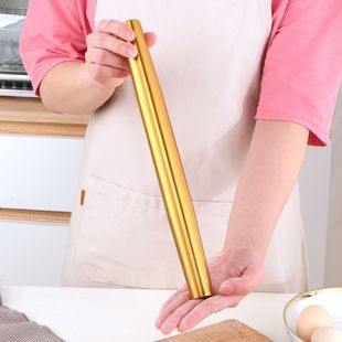 Rolling pin stainless steel 304 sanding hollow household dumpling skin rolling stick rolling pin non-stick baking noodles