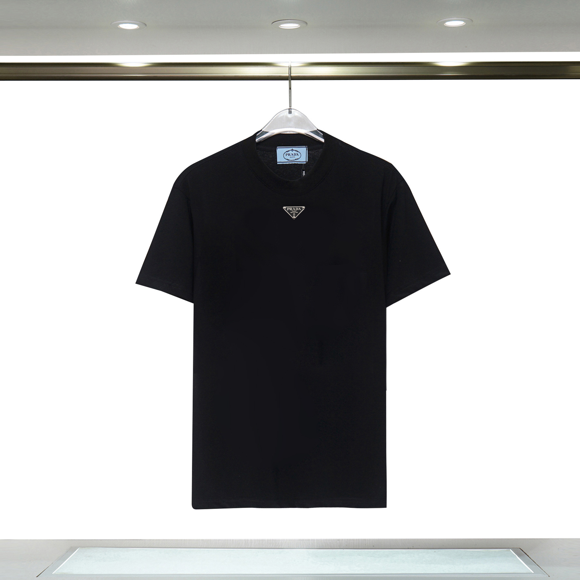 Moda transfronteriza Pujia pareja de manga corta tendencia de verano personalidad creativa color PRA letras impresas camiseta femenina