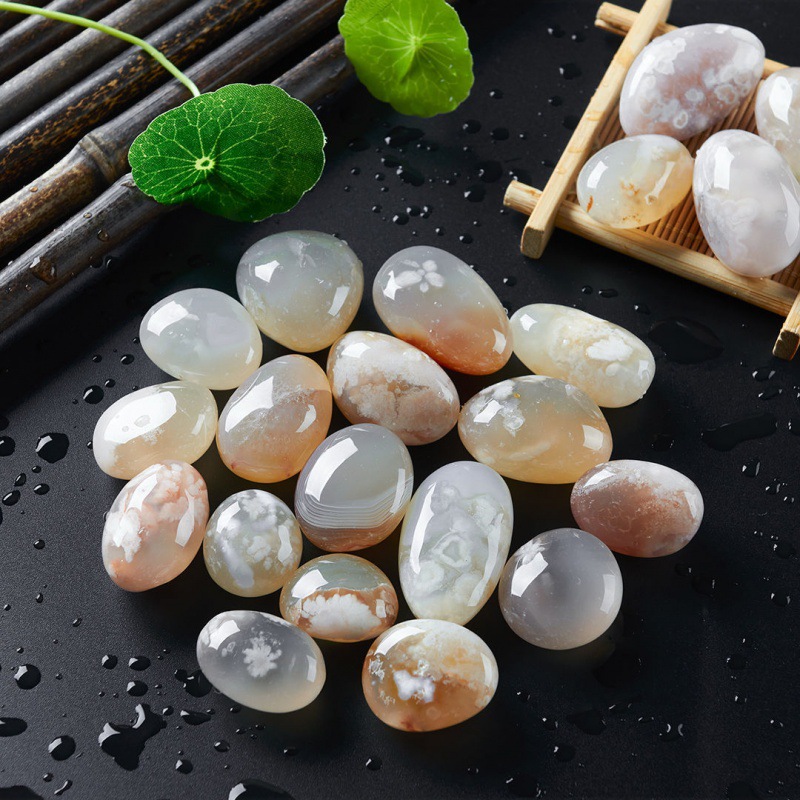 Fish tank stone cherry agate agate rain flower stone landscaping…