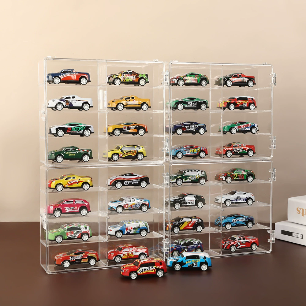 Коробка для хранения игрушечных машинок Hot Wheels, модель автомобиля, система хранения, подставка, может крепиться к стенам и поверхностям
